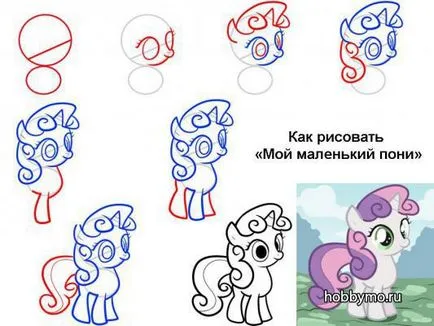 Master class cum să atragă mai Little Pony - interese mare (vopsea ponei remiză) Master class cum să atragă mai Little Pony - hobby-ul Sea