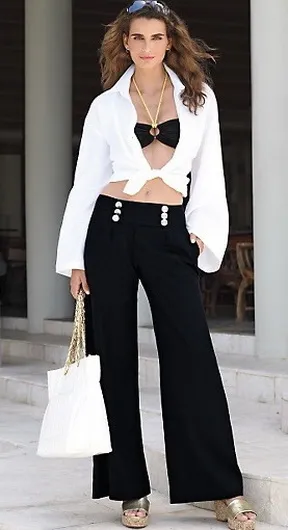 Pantaloni Lenjerie de modă