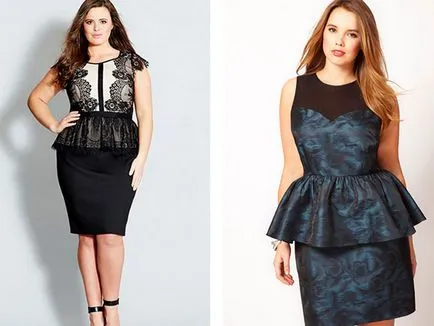 Rochie la modă bascilor Foto - Rochie model cu basci pentru fete