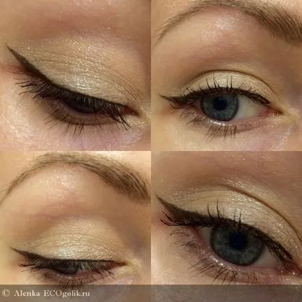 Minerale eyeshadow caramel biobyuti satin - revizuire ekoblogera alenka (metoda de acoperire uscată) Mineral Eyeshadow caramel satin biobyuti - opinie ekoblogera Alenka