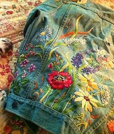 Diverse decor jachete din denim 50 opțiuni interesante - artizani corecte - realizate manual,