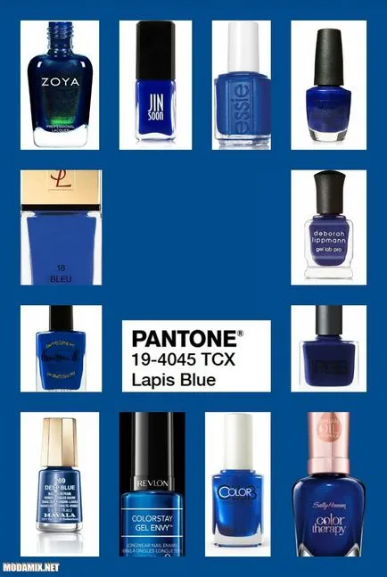 Culorile trendy de lac de unghii 2,017 fotografie de PANTONE