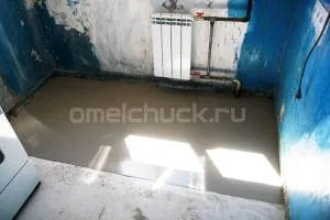 Auto-nivelare podea în bucătărie