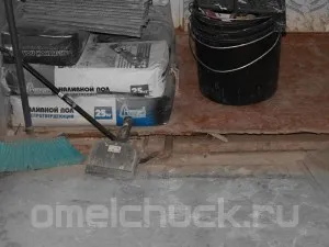 Auto-nivelare podea în bucătărie