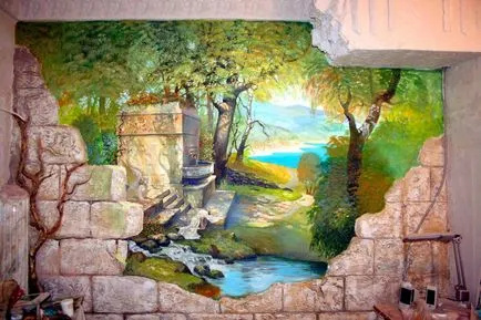Pictura pe perete în interior