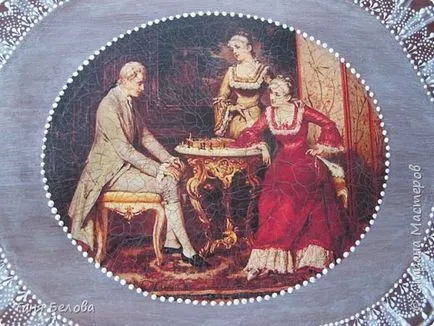 Desenați dantelă pe hârtie decupaj, artiști țară