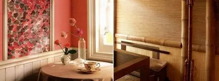 tapet natural în fotografie de interior, din materiale vegetale, cosca ca un adeziv, o persoană fizică