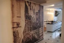 picturi murale monitorului foto pe peretele din interior, pentru a alege pentru bucătărie, tipurile de non-țesute, desene și panouri (picturi murale monitorului) Wallpaper picturi murale de pe peretele din interior, pentru a alege pentru bucătărie, tipurile de non-țesute, desene și panouri