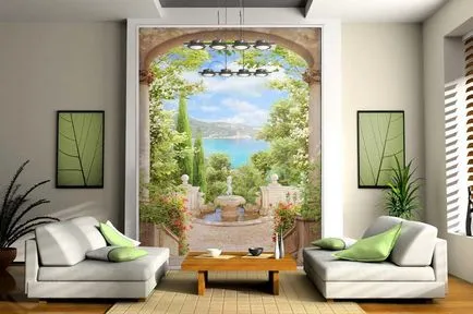 picturi murale monitorului foto pe peretele din interior, pentru a alege pentru bucătărie, tipurile de non-țesute, desene și panouri (foto) Wallpaper picturi murale de pe peretele din interior, pentru a alege pentru bucătărie, tipurile de non-țesute, desene și panouri