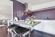 Wallpaper în proiectarea bucătărie și fotografii de interior mici, lipirea și lipirea de pereți (proiectare) Wallpaper în proiectarea bucătărie și fotografii de interior mici, lipirea și lipirea pereților