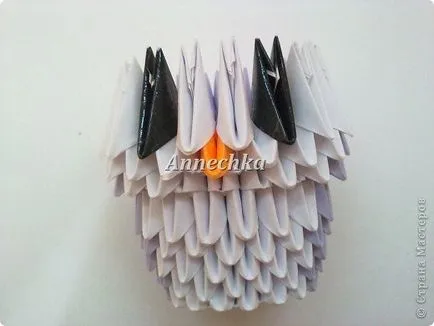 Origami module triunghiulare ale schemei de hârtie pentru începători și tutoriale video