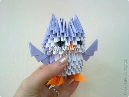 Origami module triunghiulare ale schemei de hârtie pentru începători și tutoriale video