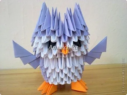 Origami module triunghiulare ale schemei de hârtie pentru începători și tutoriale video