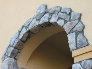 arcade cu piatra decorativa care material de finisare pentru a alege și de modul în care cele mai bune pentru a face afară (foto)