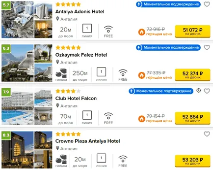 Vacanță în Antalya 2017 - prețurile includ TVA la mare de la Moscova, comentarii, harta