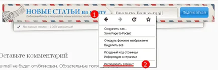 Panoul Developer în browser pentru a lucra cu codul
