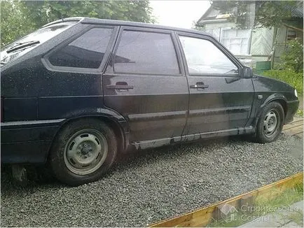 Parcare la cabana cu propriile sale mâini - cum să facă o parcare foto