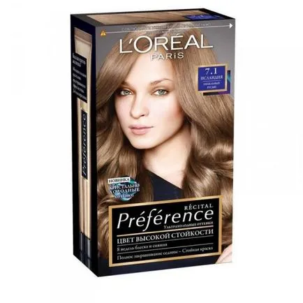 paleta de culori bezammiachnoy vopsea Loreal Preferința (Paletă) paleta de culori bezammiachnoy vopsea Loreal Preferința