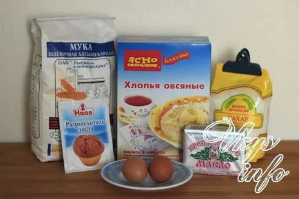 cookie-uri reteta c 3 Fulgi de ovăz fotografie master-class (ovăz) Biscuit reteta fulgi de ovăz 3 c fotografie maestru de clasă