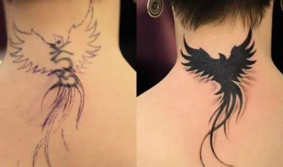 regula tatu- Suprapunerea stabilește tatuaje vechi