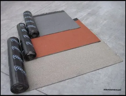 Cum se închide acoperișul garajului cu material pentru acoperișuri - tehnologie de lucru