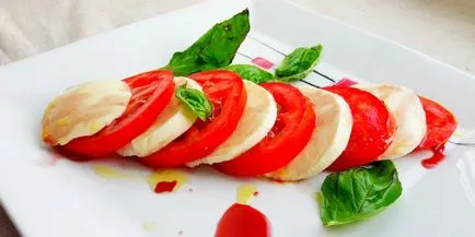 Salata Caprese - pas cu pas rețete din bucătăria italiană cu fotografii