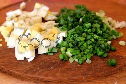 Salata cu carne de pui și de crab - un pas cu pas reteta cu fotografii, salate (cu betisoarele) Salata cu carne de pui și de crab - un pas cu pas reteta cu fotografii, salate