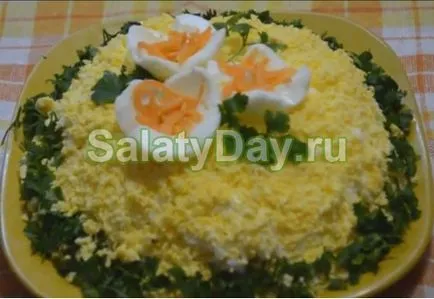 Salata coreeană cu morcovi si carne de pui - picant reteta aperitiv rece cu fotografii și video