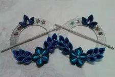 master-class Bujorului kanzashi