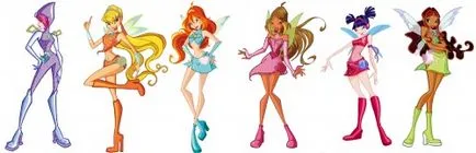 Mai întâi de transformare - Winx vrăjitoarea - și charmiks