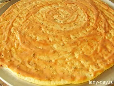 Pizza cu șuncă și roșii, rețete simple, cu fotografii