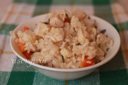 Pilaf cu pui in retetele cuptor (risotto cu carne de pui în cuptor) Pilaf cu carne de pui în rețetele cuptor