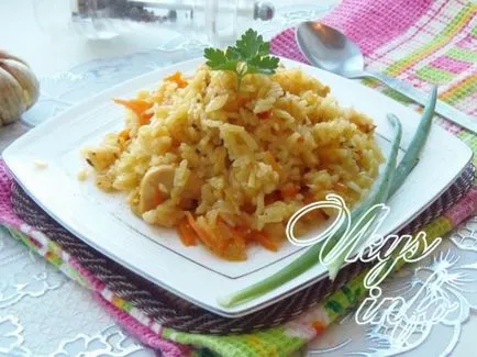 Pilaf cu pui în rețetă cuptor cu fotografie (cuptor) Pilaf cu carne de pui în cuptor reteta cu o fotografie