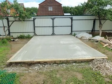Teren de joacă sub mașină în țară cu propriile lor mâini, cum să betonate în mod corespunzător zona de parcare, de stabilire a pavaje (cu mâinile) Teren de joacă sub mașină în țară cu propriile lor mâini, cum să betonate în mod corespunzător zona de parcare, de stabilire a pavaj