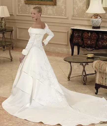 Rochie pentru nunta de iarna