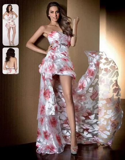 Rochie cu un tren cu picioarele deschise nunta, seara, model de vara (rochie rosie cu un tren) Rochie cu un tren cu picioare deschise nunta, seara, modelul de vară