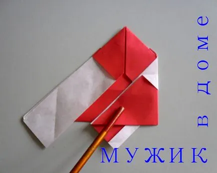 Hack Moș Crăciun de hârtie cu mâinile (origami) (hârtie) Hack Moș Crăciun de hârtie cu mâinile (origami)