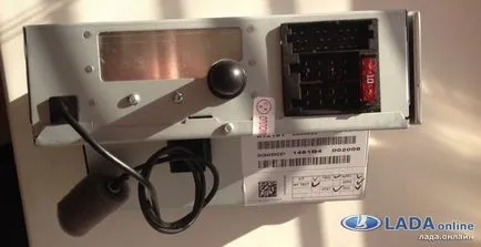 Conectarea unui amplificator și un subwoofer la standardul de radio toci grant, Viburnum sau Prior Vesta (standard) Conectarea unui amplificator și subwoofer la radio din fabrică, Grant se agite, Viburnum, Prior sau Vesta