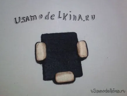 Suport telefon de lemn cu mâinile lor