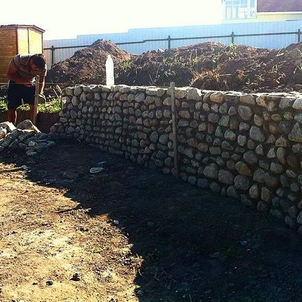 Păstrarea de perete în țară cu mâinile foto, video de instruire lor