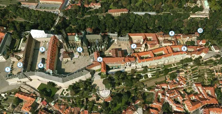 Castelul Praga prezentare generală, hartă, bilete, cum se ajunge acolo (Golden Lane) Privire de ansamblu asupra Castelul Praga, harta, bilete, cum să obțineți