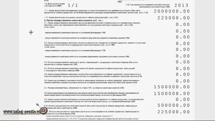 EXEMPLUL 3 declarație de interese sub formă NDFL ipotecare
