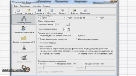 EXEMPLUL 3 declarație de interese sub formă NDFL ipotecare