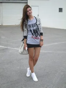 Din ceea ce sa poarte Converse opinie (42 poze), arta de a fi femeie