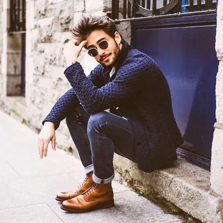 Din ceea ce sa poarte blugi pentru bărbați, foto elegant și consiliere (consilii) Din ceea ce sa poarte blugi pentru bărbați și sfaturi foto elegante