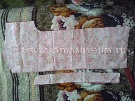 Ușor de bumbac Rochie de vara cu propriile lor mâini pentru începători - samoshveyka - site-ul pentru fani