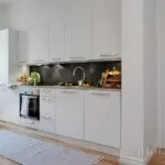 Bucătăria directă într-un rând