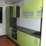 Bucătăria directă într-un rând