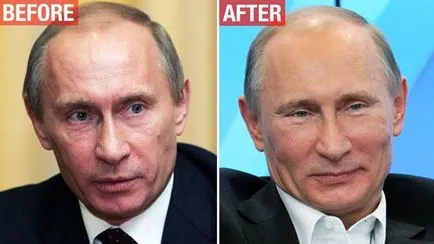 Modificări ale lui Putin aspectul, una dintre doamne - revista pentru femei (lady) își schimbă aspectul lui Putin, una dintre doamne - o revista pentru femei