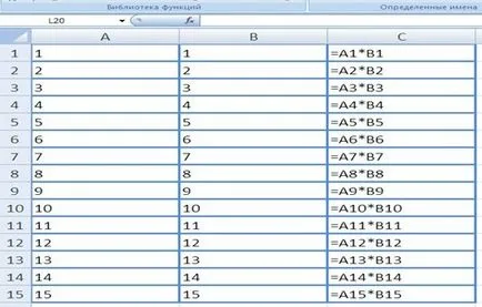 Lucrul cu formule în Excel